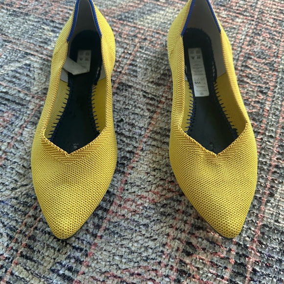 Yellow Rothy’s Flats - Picture 2 of 8